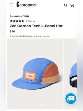 cotopaxi Zen Garden Tech Five-Panel Hat Colorblock